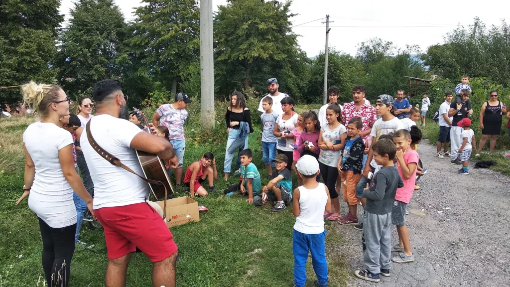 Street evangelism in Slovakia