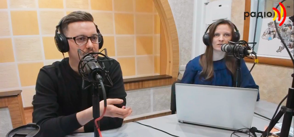 Andrew was interviewed on national radio in Ukraine.