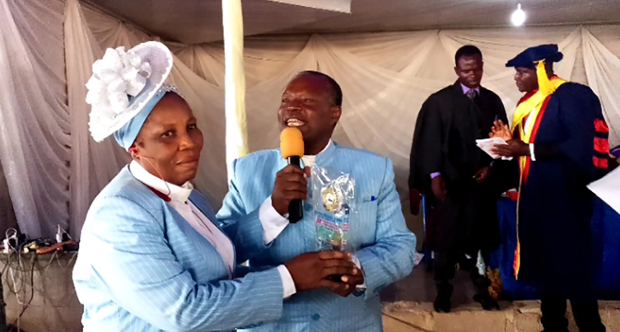 Samson Olushola received an award on June 5, 2021 for 25 years of excellence in ministry in Nigeria. Samson and his wife Serah accepted the award dedicated to the ministry of AFCI.