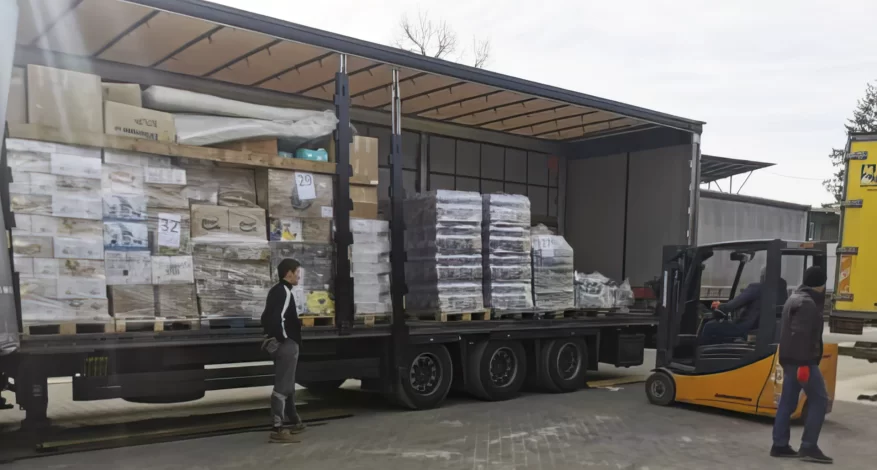 Truckload of supplies for Ukraine