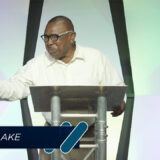 Veral Blake speaking a Highpoint Church, Kingstown, St Vincent.